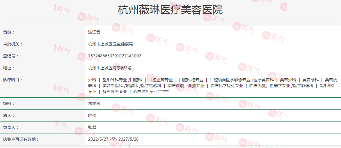 杭州薇琳醫(yī)療美容醫(yī)院 杭州薇琳醫(yī)療美容醫(yī)院